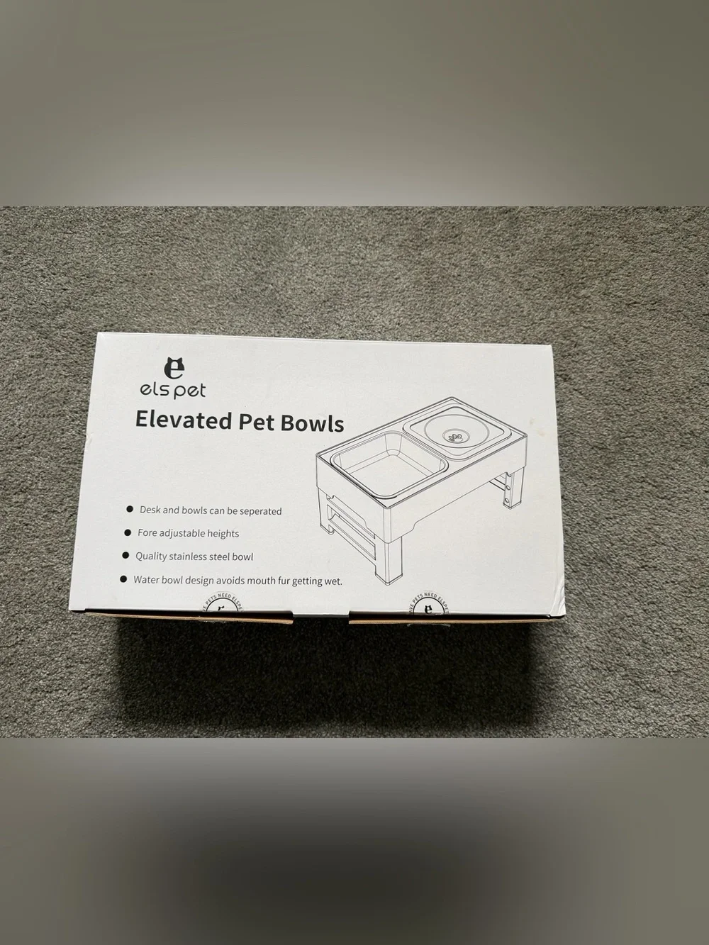 Els Pet Elevated Pet Bowl